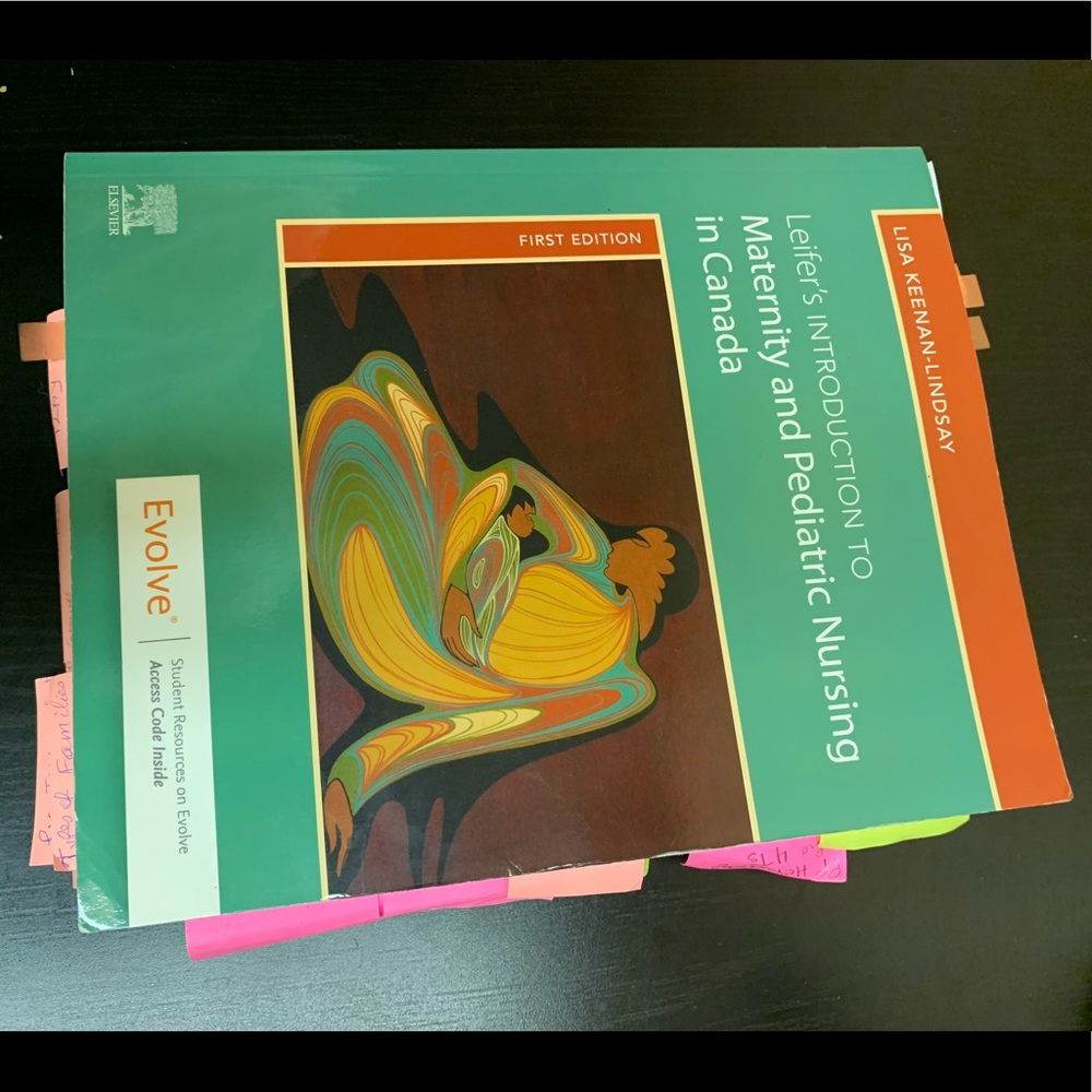 Maternity and pediatric book.